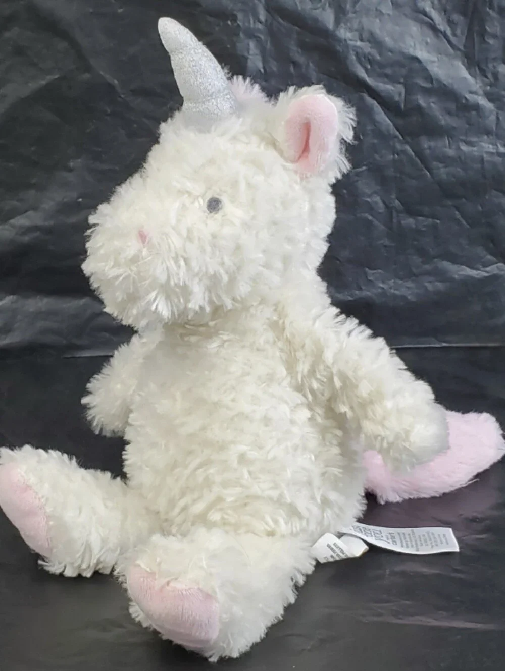 Just One You Carters Unicorn Shaggy Stuffed Animal Plush Baby Toy - GUC